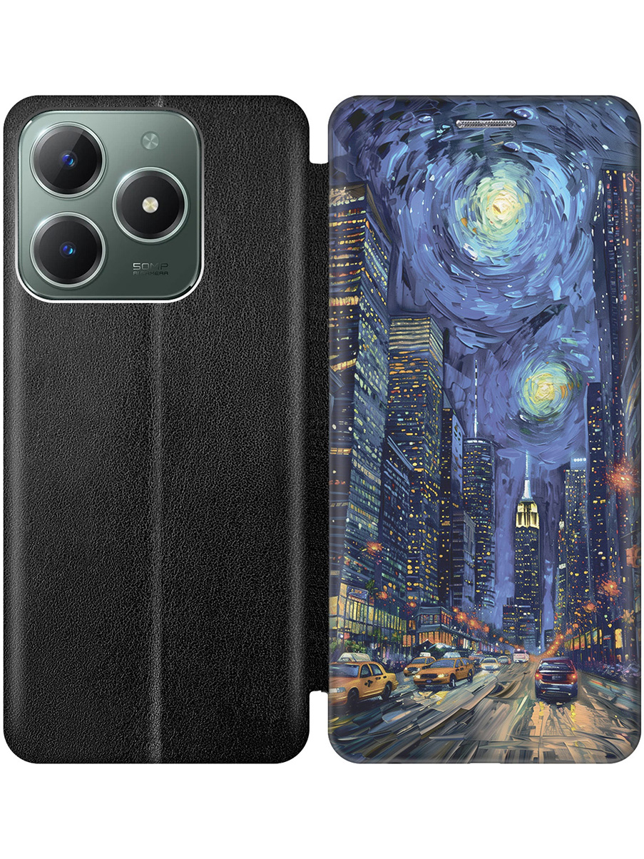 Чехол-книжка на Realme C61 / C63 с принтом "Ночной проспект" черный, Черный;синий, 785979641
Чехол-книжка на Realme C61 / C63 с принтом "Ночной проспект" черный, Черный;синий, 785979641