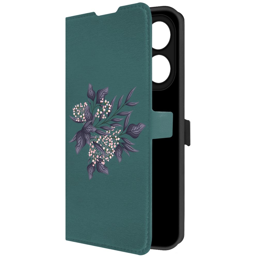 Чехол-книжка Krutoff Eco Book для TECNO Spark 20 Pro Розовые бутоны (зелёный опал), Зеленый
Чехол-книжка Krutoff Eco Book для TECNO Spark 20 Pro Розовые бутоны (зелёный опал), Зеленый