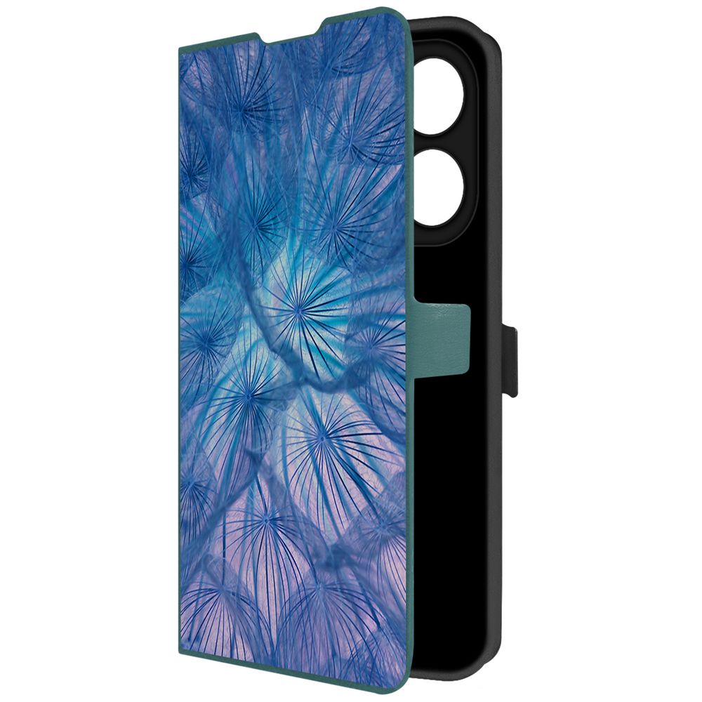 Чехол-книжка Krutoff Eco Book для TECNO Spark 20 Pro Синий одуванчик (зелёный опал), Зеленый
Чехол-книжка Krutoff Eco Book для TECNO Spark 20 Pro Синий одуванчик (зелёный опал), Зеленый