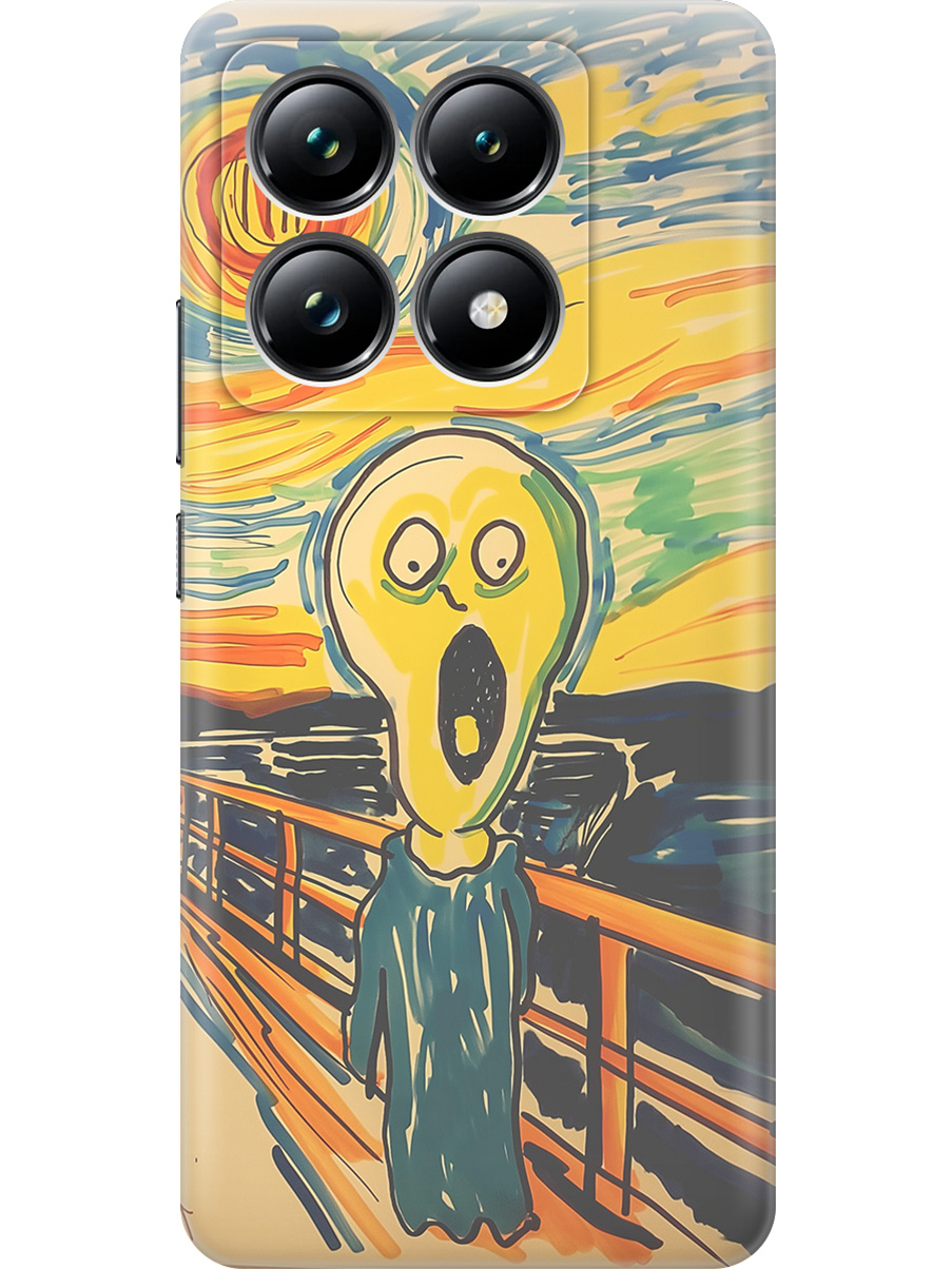 Силиконовый чехол на Xiaomi 14T Pro с принтом "Искаженный крик", Прозрачный;желтый;синий, 785979051 
Силиконовый чехол на Xiaomi 14T Pro с принтом "Искаженный крик", Прозрачный;желтый;синий, 785979051