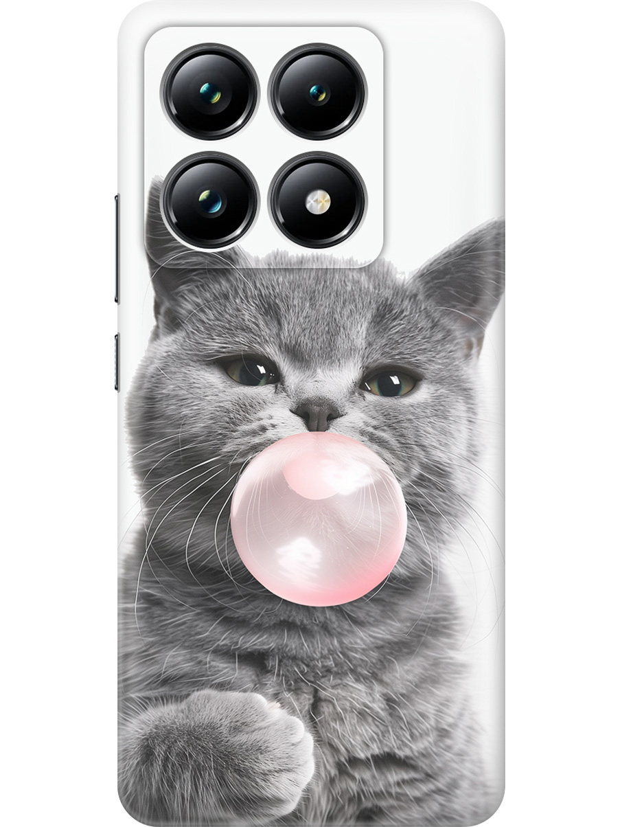 Силиконовый чехол на Xiaomi 14T Pro с принтом "Котик и жвачка", Прозрачный;белый;розовый;серый, 785979011
Силиконовый чехол на Xiaomi 14T Pro с принтом "Котик и жвачка", Прозрачный;белый;розовый;серый, 785979011