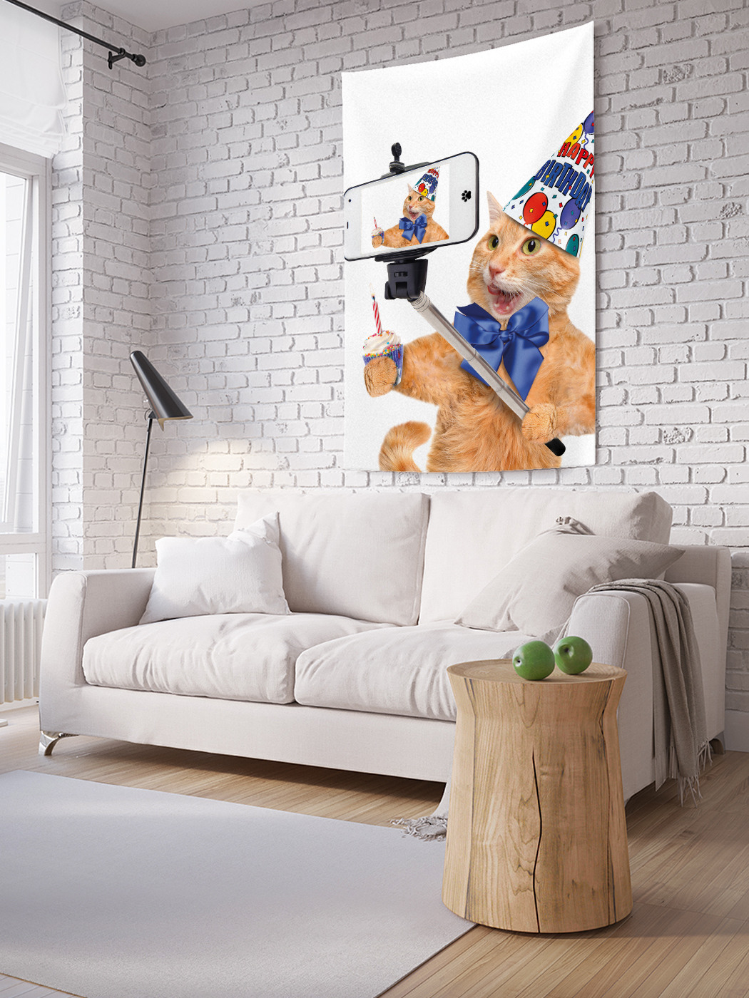 Вертикальное фотопанно на стену JoyArty Селфи кота-именинника 100x150 см, Селфи кота-именинника
Вертикальное фотопанно на стену JoyArty Селфи кота-именинника 100x150 см, Селфи кота-именинника
