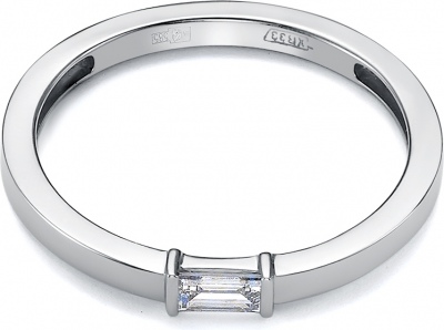 Кольцо из белого золота с бриллиантом р. 16,5 Klondike 07-00103-03-001-01-03, 07-00103-03-001-01-03 
Кольцо из белого золота с бриллиантом р. 16,5 Klondike 07-00103-03-001-01-03, 07-00103-03-001-01-03