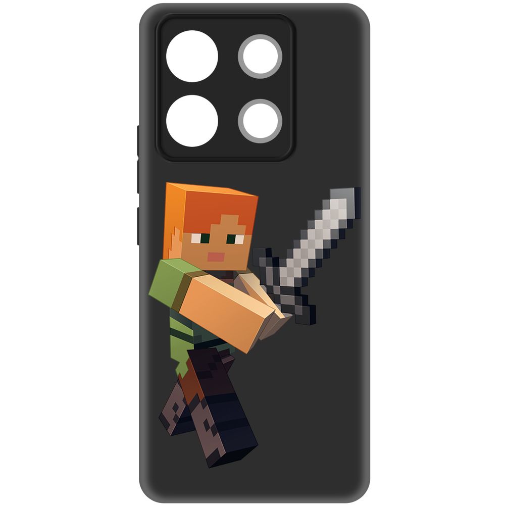 Чехол-накладка Krutoff Soft Case Minecraft-Алекс для Xiaomi Redmi Note 13 Pro 5G черный
Чехол-накладка Krutoff Soft Case Minecraft-Алекс для Xiaomi Redmi Note 13 Pro 5G черный