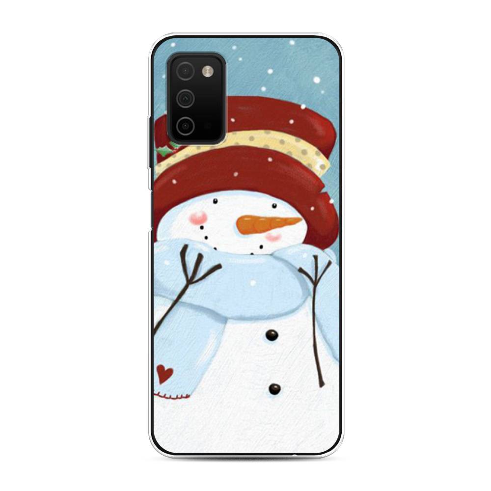 Чехол на Samsung Galaxy A03s "Застенчивый снеговик", Голубой;белый;красный, 2103250-5
Чехол на Samsung Galaxy A03s "Застенчивый снеговик", Голубой;белый;красный, 2103250-5