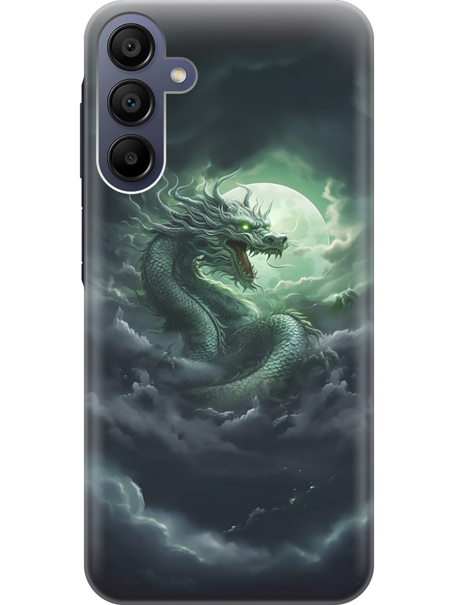 Силиконовый чехол на Samsung Galaxy A15 с рисунком "Дракон на фоне луны и облаков", Белый;зеленый;черный, 20012138
Силиконовый чехол на Samsung Galaxy A15 с рисунком "Дракон на фоне луны и облаков", Белый;зеленый;черный, 20012138