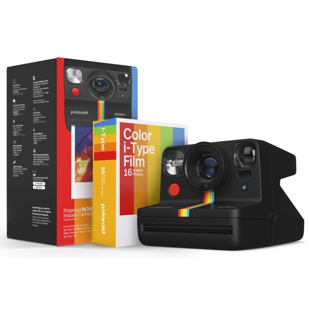 Фотоаппарат моментальной печати Polaroid Everything Box Now + Gen 2 Black, Everything Box Now + Gen 2
Фотоаппарат моментальной печати Polaroid Everything Box Now + Gen 2 Black, Everything Box Now + Gen 2