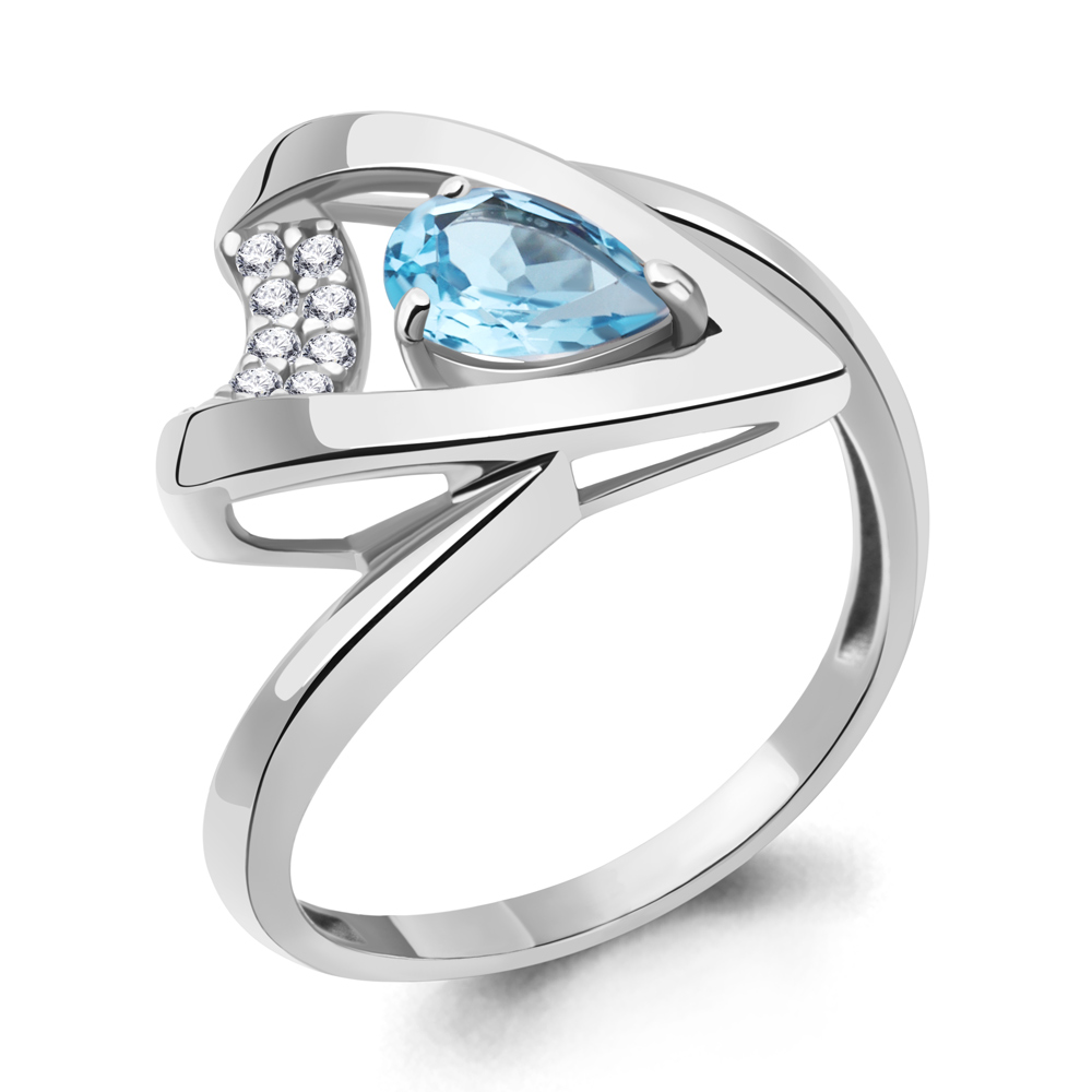 Кольцо из серебра с топазом\фианитом Aquamarine Aquamarine 6964005А_925_р р. 17,5, 6964005А_925_р
Кольцо из серебра с топазом\фианитом Aquamarine Aquamarine 6964005А_925_р р. 17,5, 6964005А_925_р