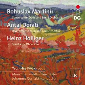 MARTINU Concerto for oboe and small orchestra DORATI Divertimento and Orchestra HOLLIGER S, 1 SACD
MARTINU Concerto for oboe and small orchestra DORATI Divertimento and Orchestra HOLLIGER S, 1 SACD
