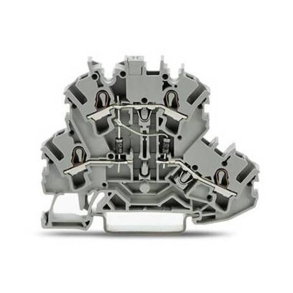 Компонентная клемма двухуровн., серые 2002-2214/1000-490
Компонентная клемма двухуровн., серые 2002-2214/1000-490