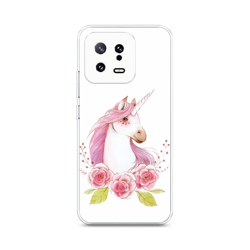 Чехол на Xiaomi 13 5G "Единорог цветы", Белый;розовый;серый, 317250-1 
Чехол на Xiaomi 13 5G "Единорог цветы", Белый;розовый;серый, 317250-1