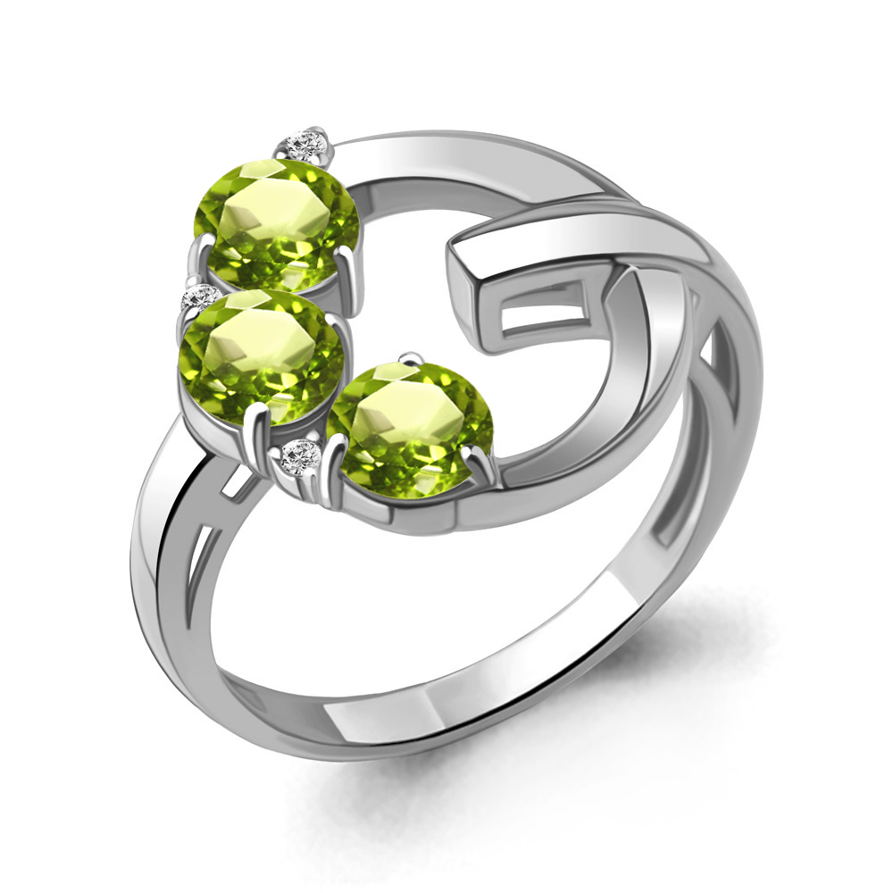 Кольцо из серебра с хризолитом\фианитом Aquamarine Aquamarine 6963507А_925_р р. 18, 6963507А_925_р
Кольцо из серебра с хризолитом\фианитом Aquamarine Aquamarine 6963507А_925_р р. 18, 6963507А_925_р
