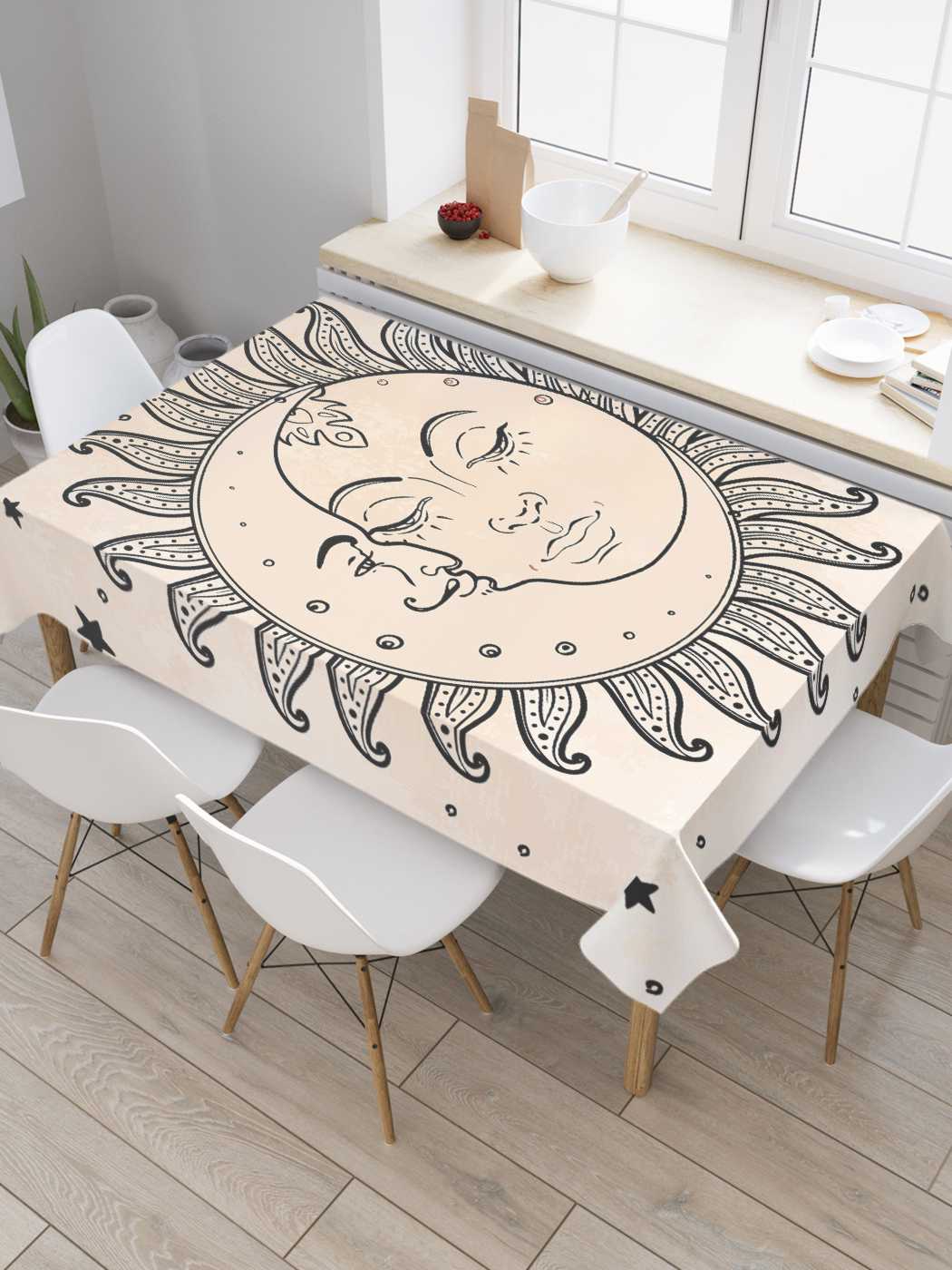 Скатерть прямоугольная JoyArty "Луна и Солнце" из оксфорда, 180x145 см, Черный, Луна и Солнце
Скатерть прямоугольная JoyArty "Луна и Солнце" из оксфорда, 180x145 см, Черный, Луна и Солнце