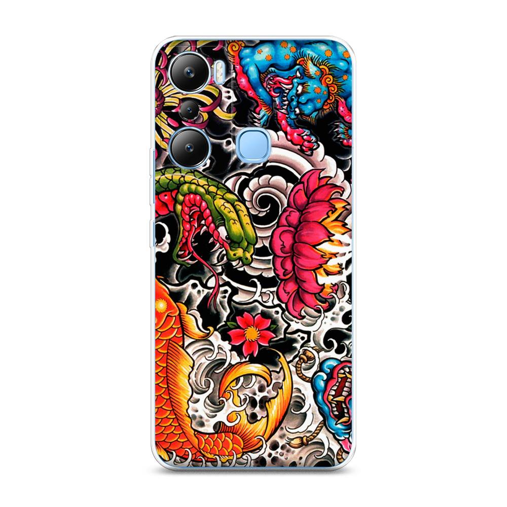 Чехол на Infinix HOT 20i "Японское искусство", Красный;оранжевый;голубой, 3102950-4
Чехол на Infinix HOT 20i "Японское искусство", Красный;оранжевый;голубой, 3102950-4