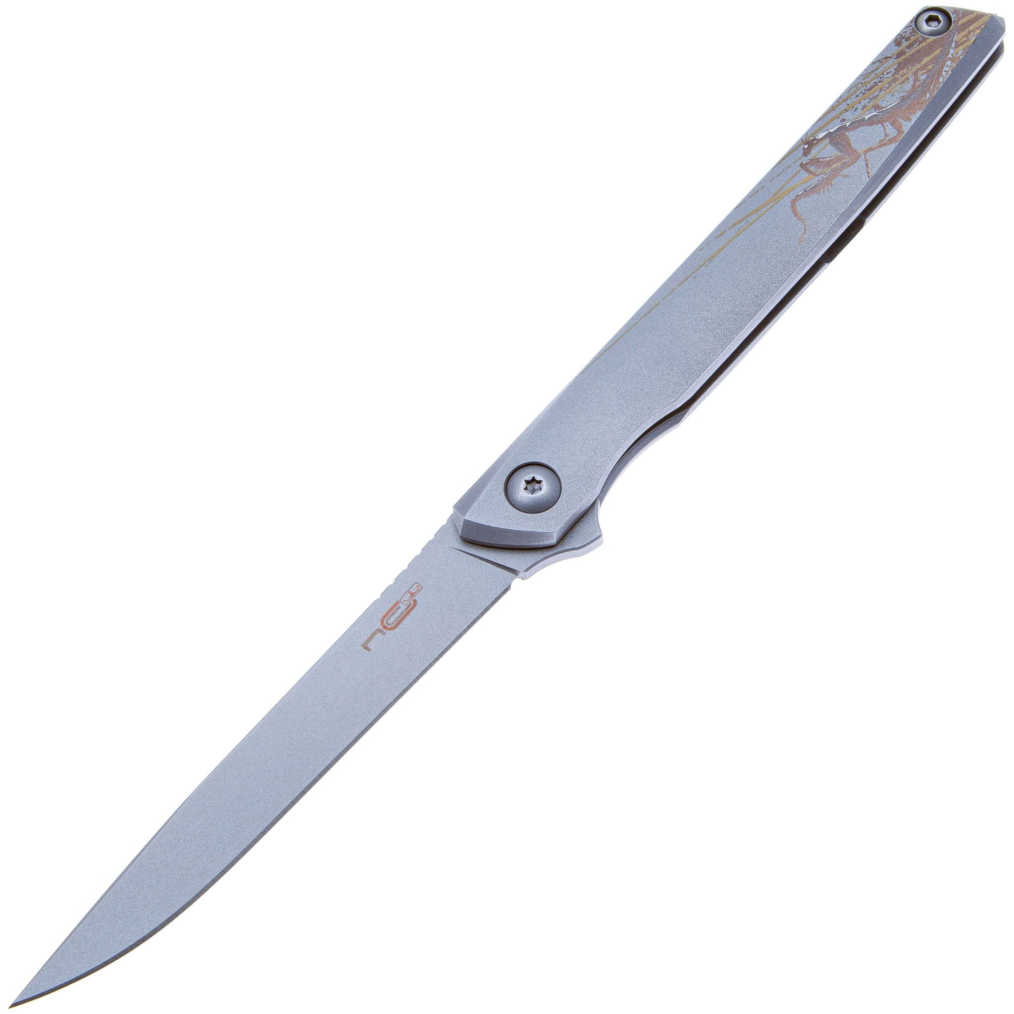 Складной нож N.C.Custom Stylus Богомол, сталь AUS-10, stonewash, рукоять сталь, Серый, Богомол
Складной нож N.C.Custom Stylus Богомол, сталь AUS-10, stonewash, рукоять сталь, Серый, Богомол
