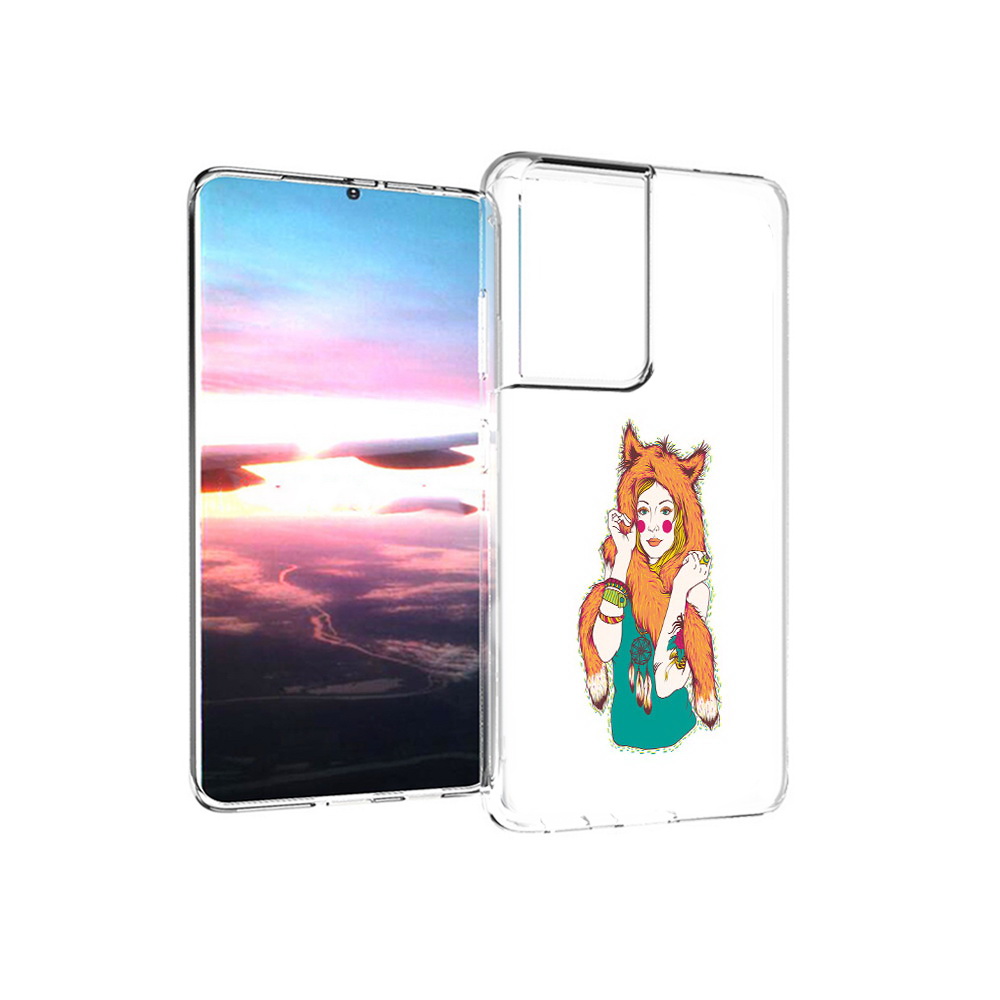 Чехол MyPads Tocco для Samsung Galaxy S21 Ultra Девушка лиса (PT157307.497.62), Прозрачный, Tocco
Чехол MyPads Tocco для Samsung Galaxy S21 Ultra Девушка лиса (PT157307.497.62), Прозрачный, Tocco