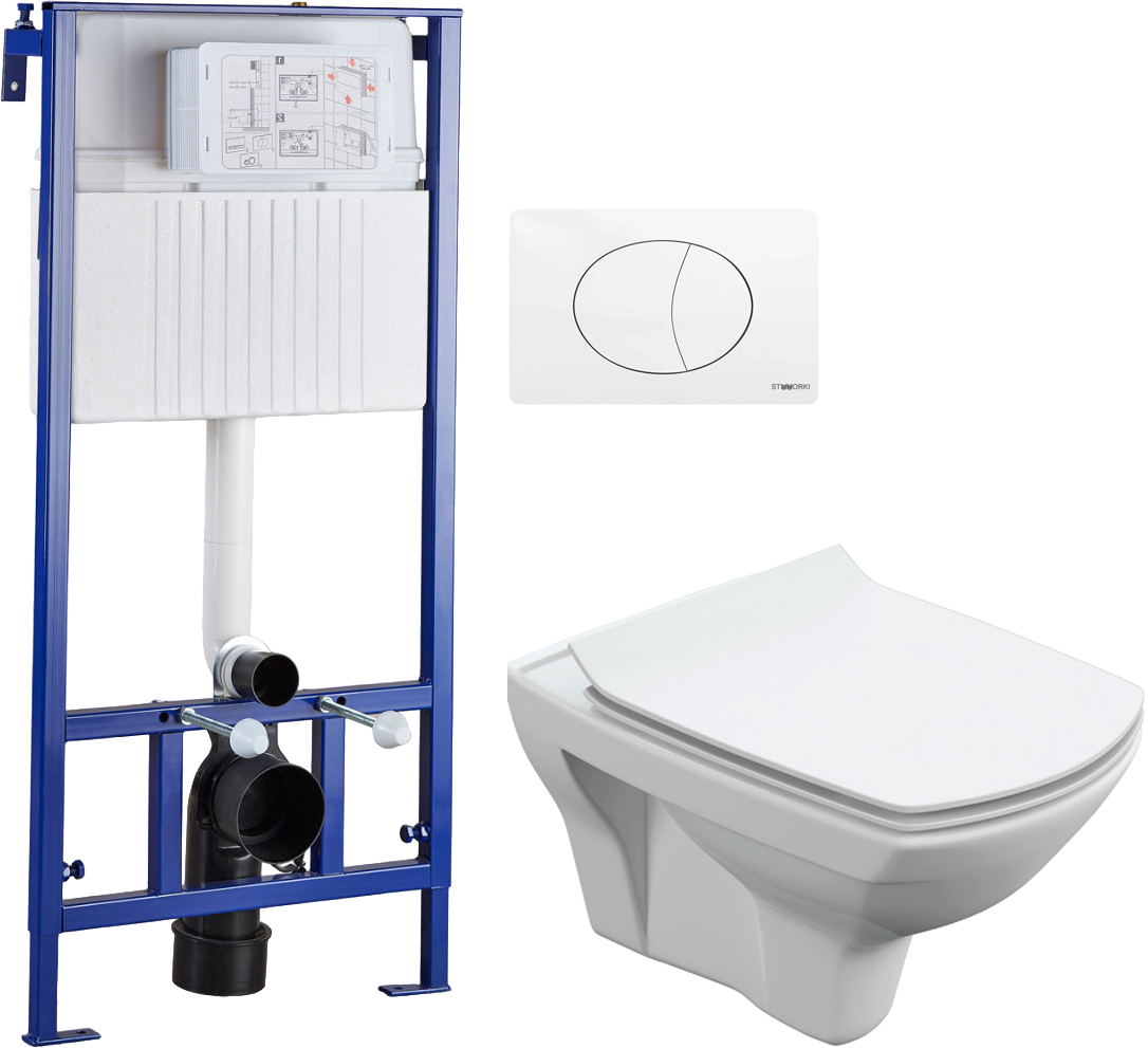 Комплект STWORKI Унитаз подвесной Cersanit Carina XL Clean On DPL EO slim + Система инстал, Carina XL Clean On DPL EO slim+510163+кнопка
Комплект STWORKI Унитаз подвесной Cersanit Carina XL Clean On DPL EO slim + Система инстал, Carina XL Clean On DPL EO slim+510163+кнопка
