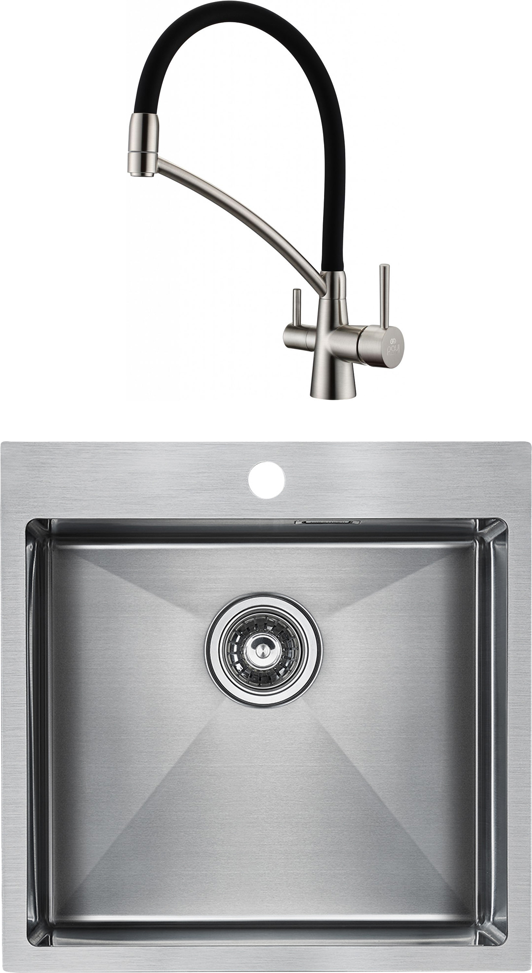 Комплект Paulmark Velten PM905151-BS брашированная нержавеющая сталь + Смеситель Paulmark, Velten PM905151-BS брашированная нержавеющая сталь + Смеситель Paulmark Siegen Si213111-NI для кухонной мойки
Комплект Paulmark Velten PM905151-BS брашированная нержавеющая сталь + Смеситель Paulmark, Velten PM905151-BS брашированная нержавеющая сталь + Смеситель Paulmark Siegen Si213111-NI для кухонной мойки