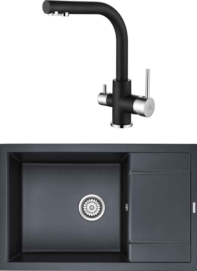Комплект Paulmark PM317850-BLM черный металлик + Смеситель Paulmark Essen Es213011-418 для, PM317850-BLM черный металлик + Смеситель Paulmark Essen Es213011-418 для кухонной мойки, черный металлик
Комплект Paulmark PM317850-BLM черный металлик + Смеситель Paulmark Essen Es213011-418 для, PM317850-BLM черный металлик + Смеситель Paulmark Essen Es213011-418 для кухонной мойки, черный металлик