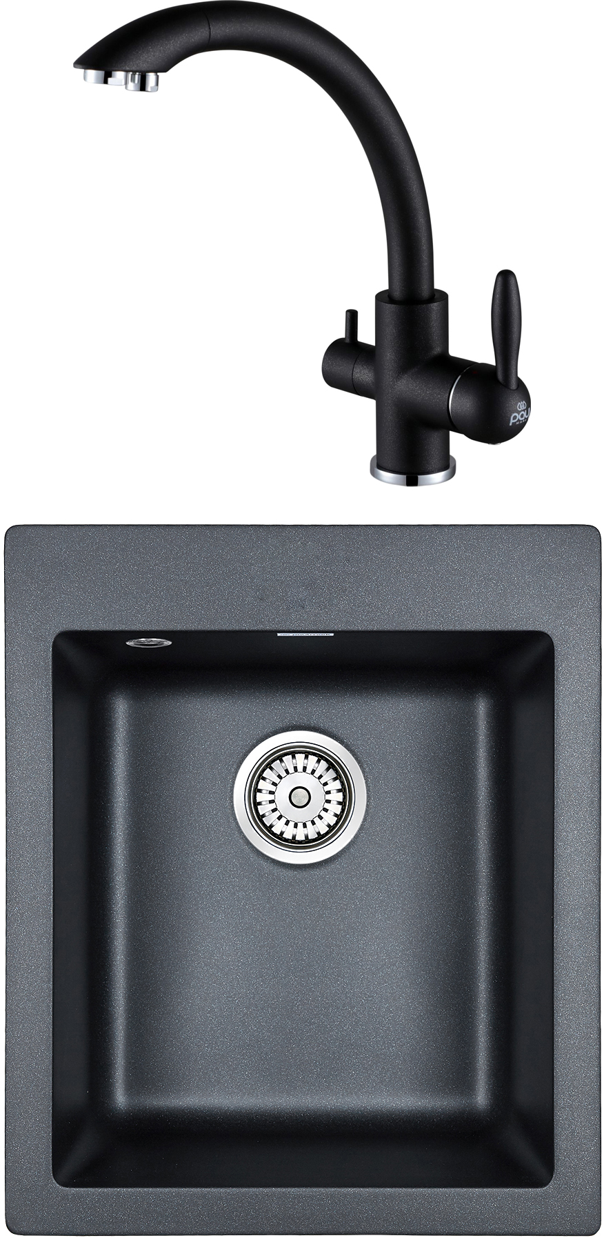 Комплект Paulmark Leer PM104249-BLM черный металлик + Смеситель Paulmark Essen Es213001-41, Leer PM104249-BLM черный металлик + Смеситель Paulmark Essen Es213001-418 для кухонной мойки, черный металлик
Комплект Paulmark Leer PM104249-BLM черный металлик + Смеситель Paulmark Essen Es213001-41, Leer PM104249-BLM черный металлик + Смеситель Paulmark Essen Es213001-418 для кухонной мойки, черный металлик