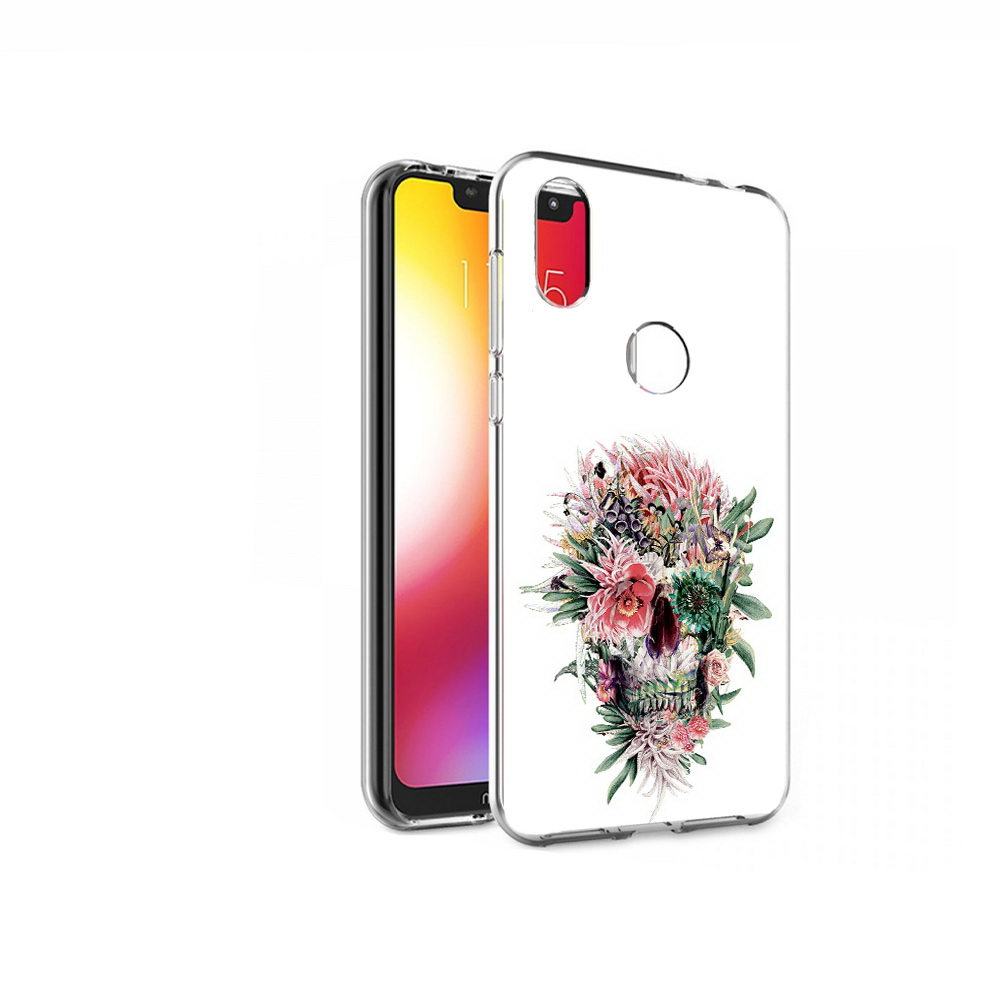 Чехол MyPads Tocco для Motorola One череп из цветов (PT126881.369.677), Прозрачный, Tocco
Чехол MyPads Tocco для Motorola One череп из цветов (PT126881.369.677), Прозрачный, Tocco