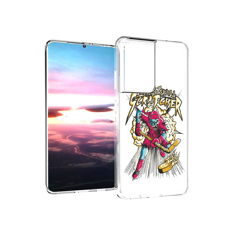 Чехол MyPads Tocco для Samsung Galaxy S21 Ultra нарисованный скелет хоккеист, Прозрачный, Tocco
Чехол MyPads Tocco для Samsung Galaxy S21 Ultra нарисованный скелет хоккеист, Прозрачный, Tocco