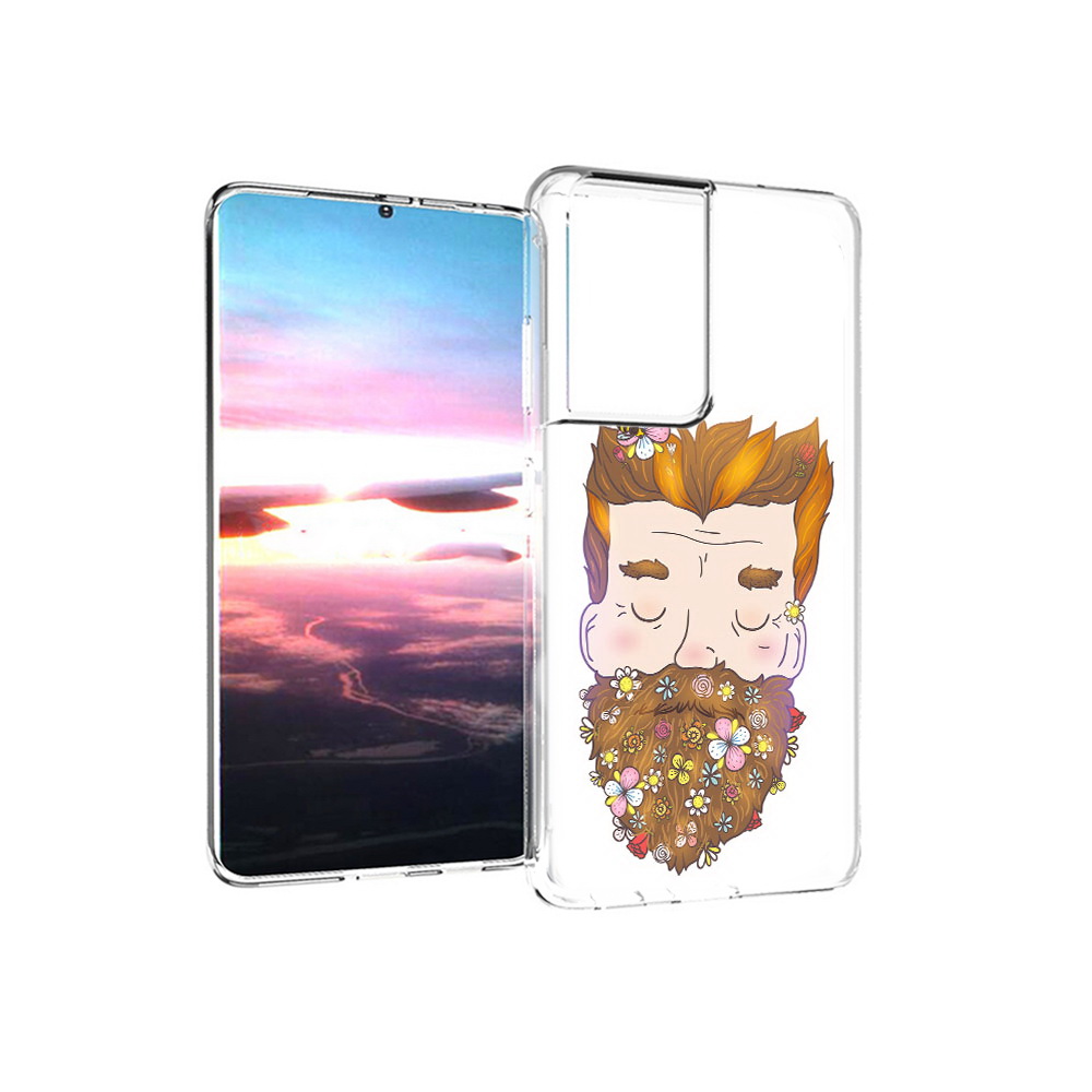 Чехол MyPads Tocco для Samsung Galaxy S21 Ultra мужчина с цветами в бороде, Прозрачный, Tocco
Чехол MyPads Tocco для Samsung Galaxy S21 Ultra мужчина с цветами в бороде, Прозрачный, Tocco