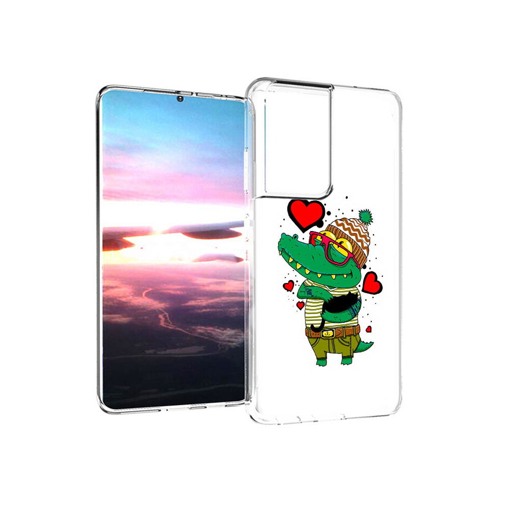 Чехол MyPads Tocco для Samsung Galaxy S21 Ultra Влюбленный крокодил (PT157307.497.48), Прозрачный, Tocco
Чехол MyPads Tocco для Samsung Galaxy S21 Ultra Влюбленный крокодил (PT157307.497.48), Прозрачный, Tocco
