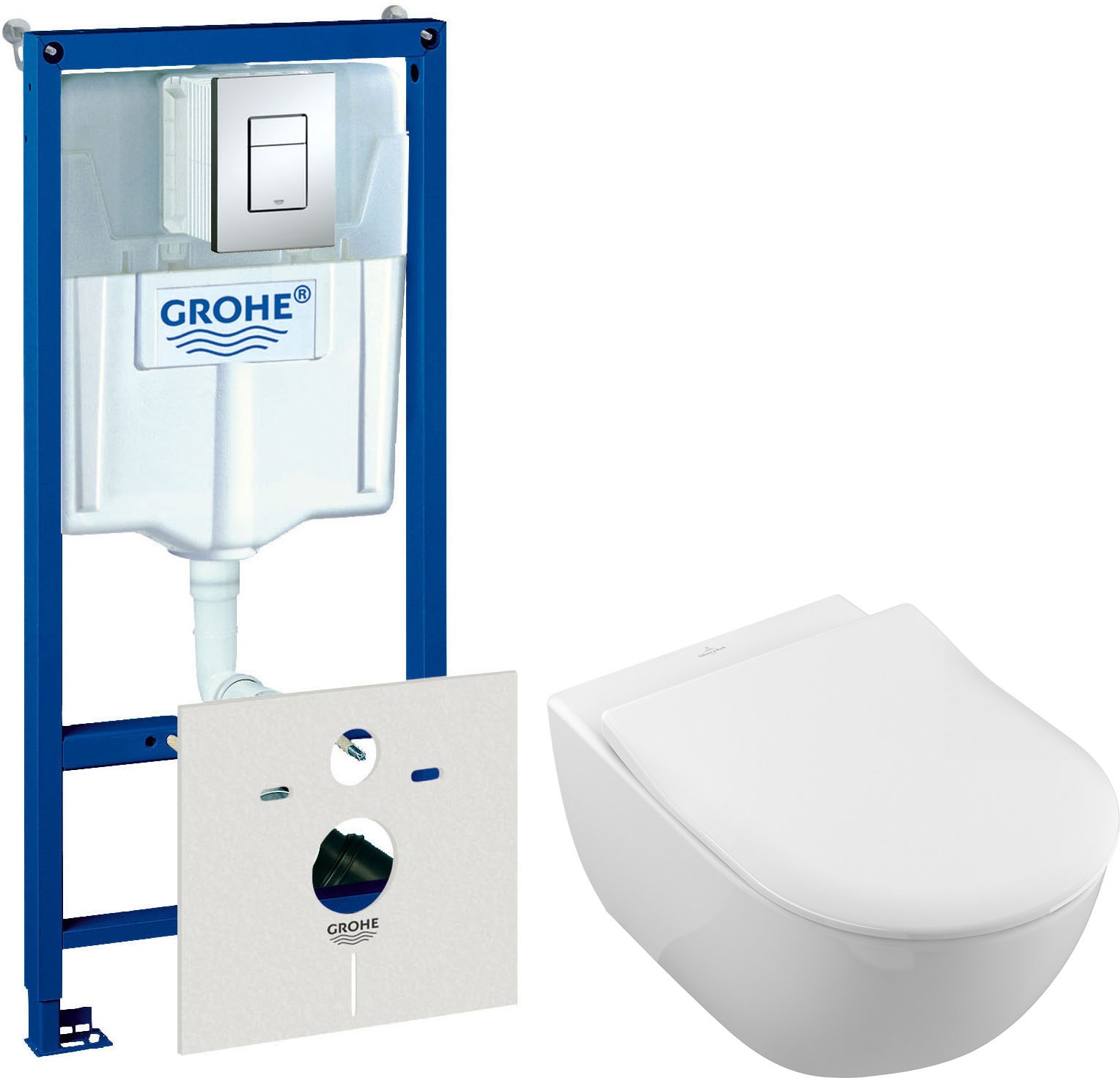 Комплект Система инсталляции Grohe Rapid SL 38775001 4 в 1 с кнопкой смыва + Унитаз подве, Subway 2.0
Комплект Система инсталляции Grohe Rapid SL 38775001 4 в 1 с кнопкой смыва + Унитаз подве, Subway 2.0