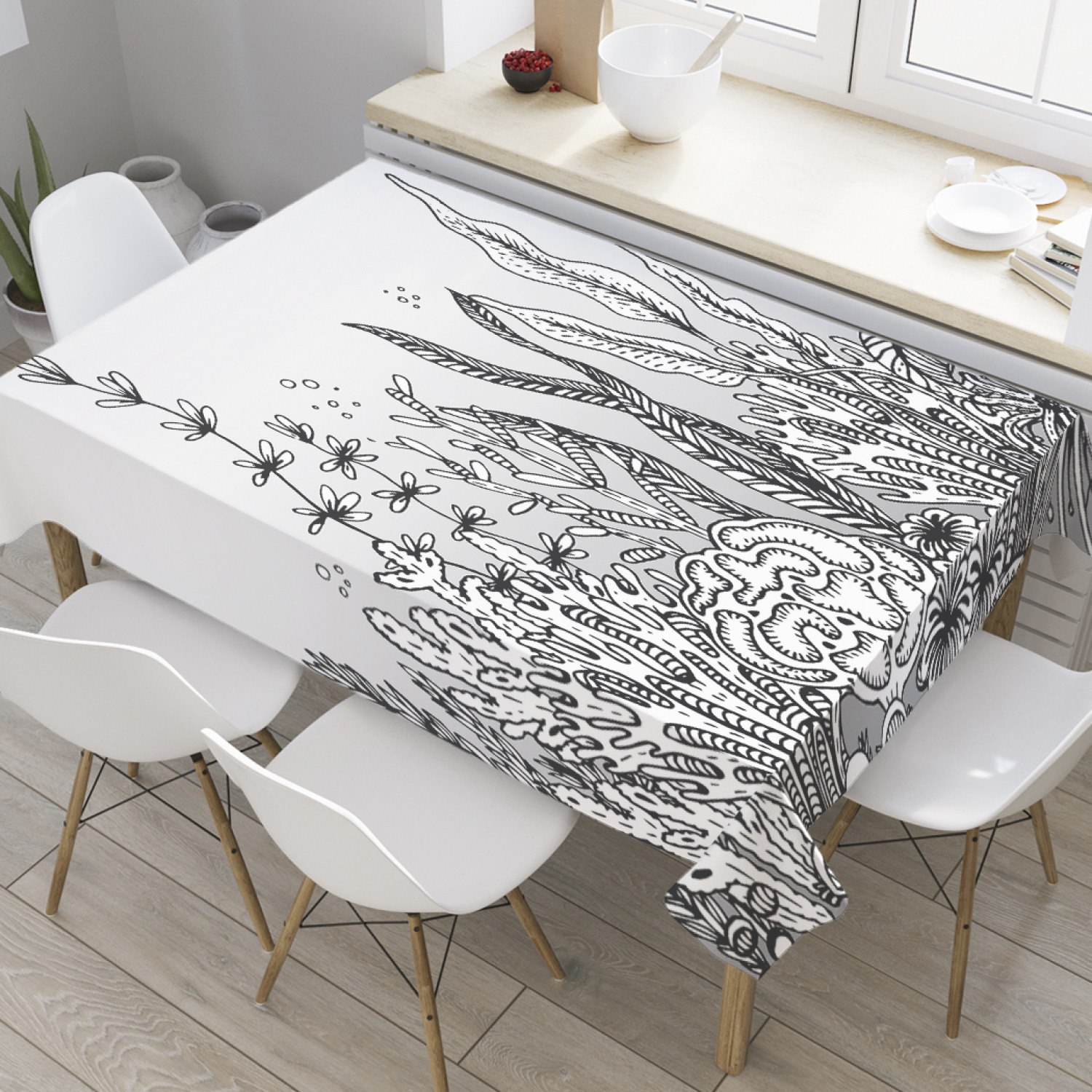 Скатерть прямоугольная JoyArty "Морские водоросли" из оксфорда, 120x145 см, Серый, Морские водоросли
Скатерть прямоугольная JoyArty "Морские водоросли" из оксфорда, 120x145 см, Серый, Морские водоросли