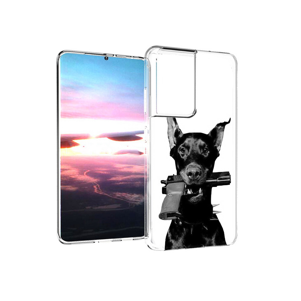 Чехол MyPads Tocco для Samsung Galaxy S21 Ultra доберман с пистолетом (PT157307.497.331), Прозрачный, Tocco
Чехол MyPads Tocco для Samsung Galaxy S21 Ultra доберман с пистолетом (PT157307.497.331), Прозрачный, Tocco