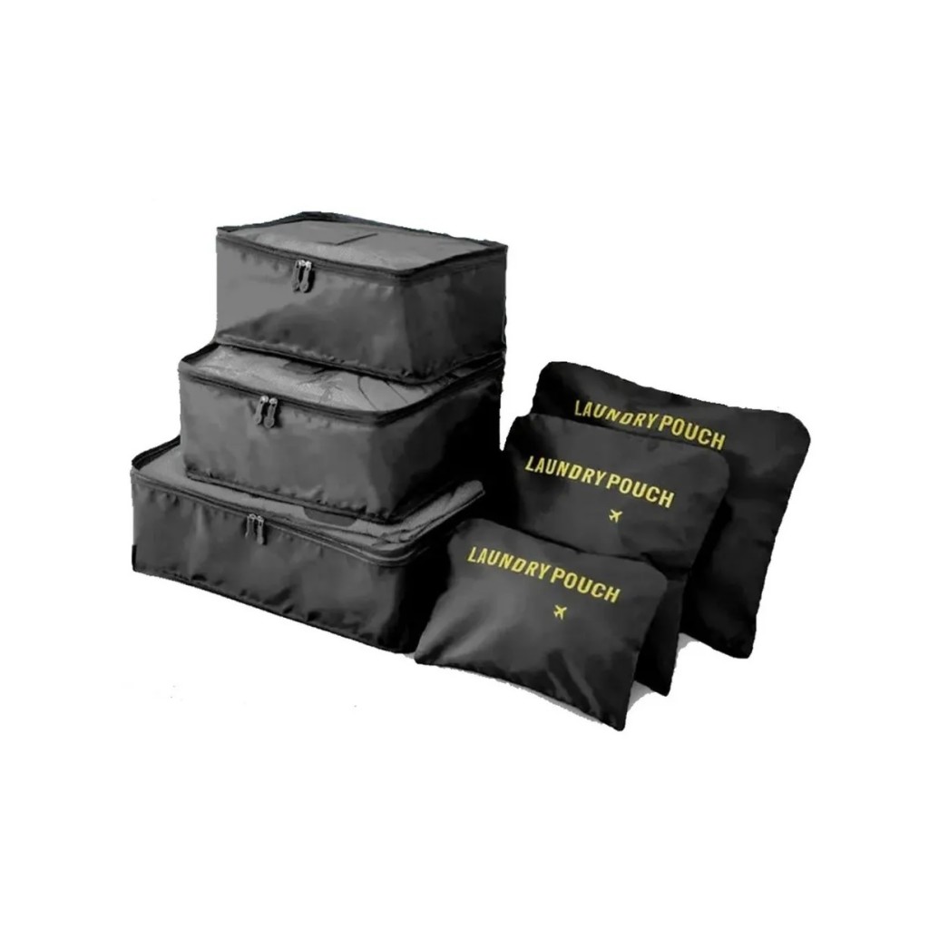 Набор дорожных сумок для путешествий Laundry Pouch, 6 шт Ripoma 00117344 черная, K-5463
Набор дорожных сумок для путешествий Laundry Pouch, 6 шт Ripoma 00117344 черная, K-5463
