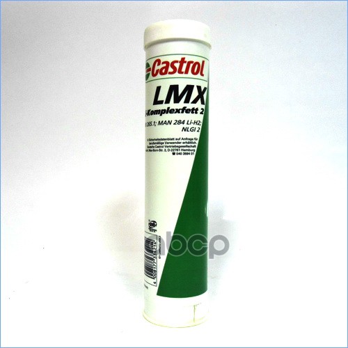 Castrol Lmx Li-Komplexfett (0.4 Kg)_смазка Консистентная! Nlgi 2, Mb-265.1, Man 284 Lih2 C
Castrol Lmx Li-Komplexfett (0.4 Kg)_смазка Консистентная! Nlgi 2, Mb-265.1, Man 284 Lih2 C