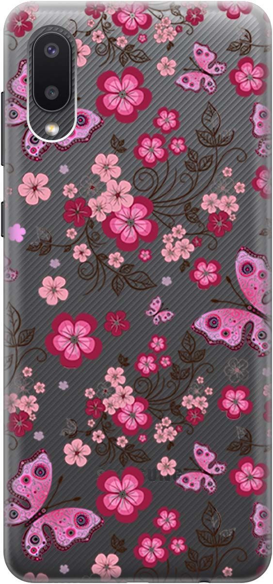 Чехол на Samsung Galaxy A02 "Butterflies and Flowers" прозрачный, Прозрачный;розовый, 679
Чехол на Samsung Galaxy A02 "Butterflies and Flowers" прозрачный, Прозрачный;розовый, 679