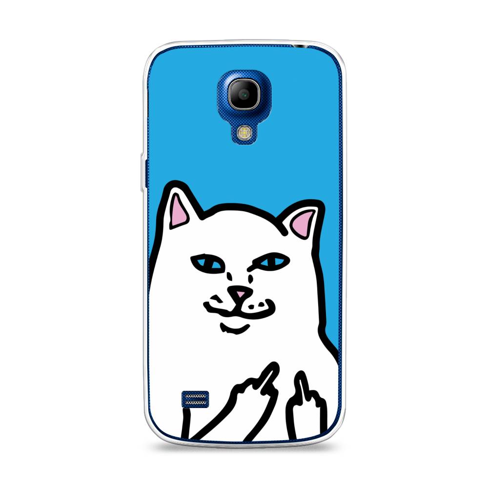 Чехол Awog на Samsung Galaxy S4 mini / Самсунг S4 mini "Кот жесть", Белый;голубой;черный, 24050-9
Чехол Awog на Samsung Galaxy S4 mini / Самсунг S4 mini "Кот жесть", Белый;голубой;черный, 24050-9