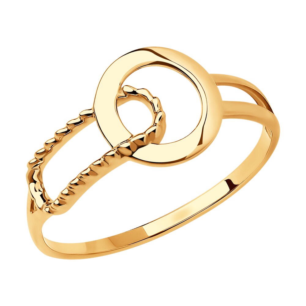 фото Кольцо из красного золота р. 17 sokolov 018987