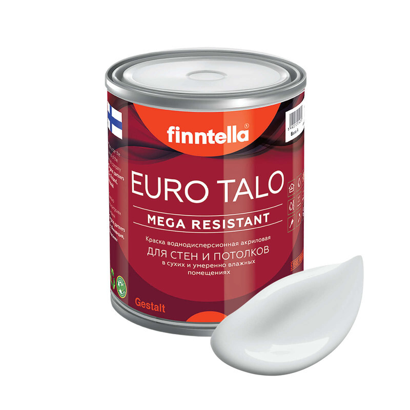 Краска EURO TALO, цвет PLATINUM, 0,9л, Серый, экстраматовая EURO TALO FlatMatte для гостиной и спальни
Краска EURO TALO, цвет PLATINUM, 0,9л, Серый, экстраматовая EURO TALO FlatMatte для гостиной и спальни