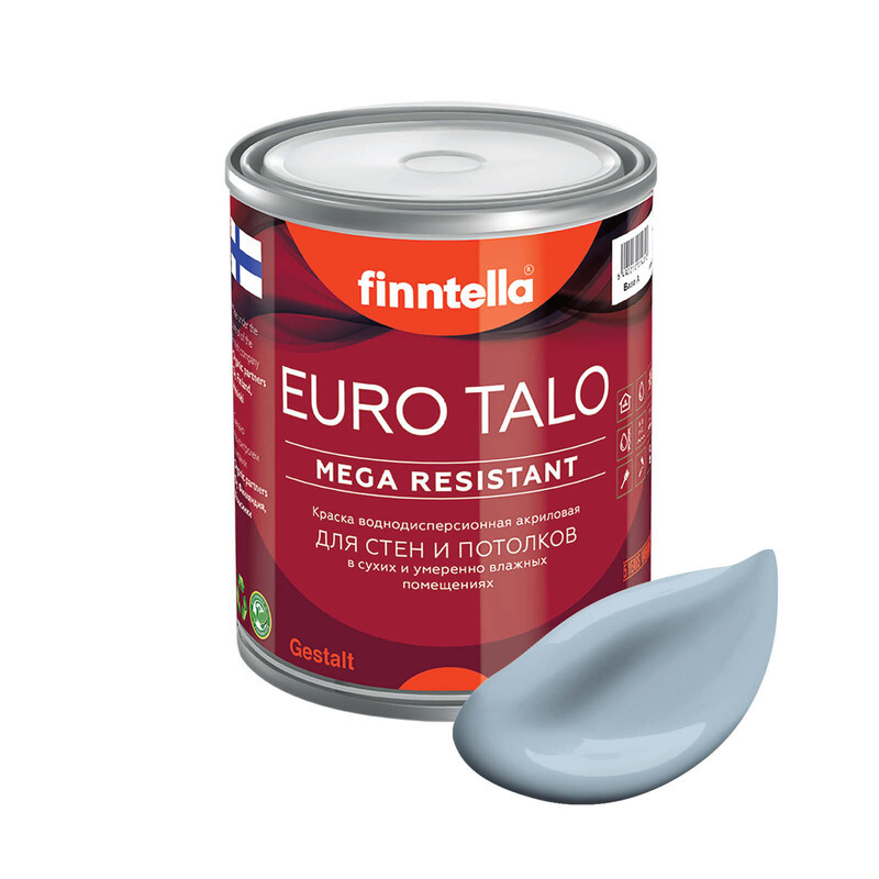 Краска EURO TALO, цвет NIAGARA, 0,9л, Серый, экстраматовая EURO TALO FlatMatte для гостиной и спальни
Краска EURO TALO, цвет NIAGARA, 0,9л, Серый, экстраматовая EURO TALO FlatMatte для гостиной и спальни
