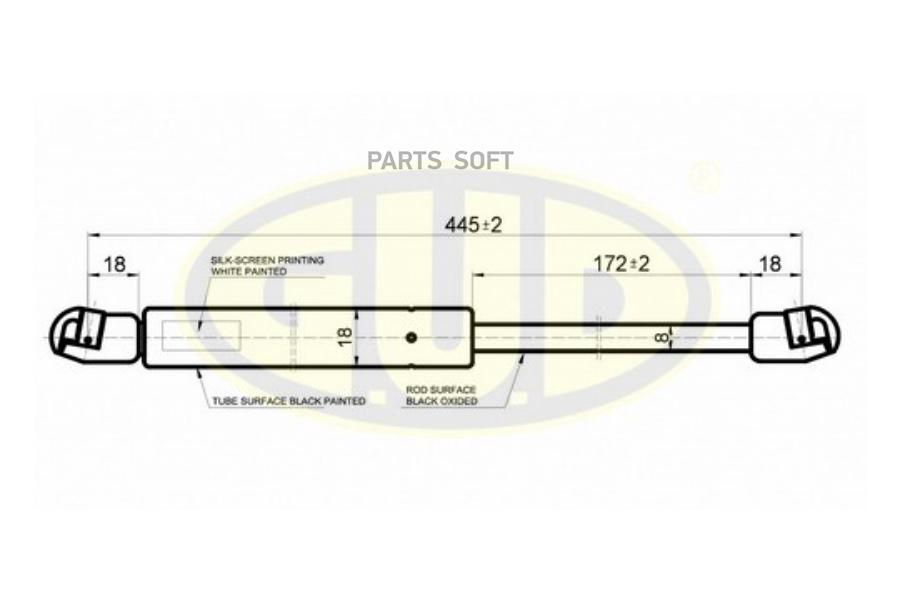 Амортизатор Багажника Pgt 406 (8B) 04/99-05/04 220/250N L=445/172Mm G.U.D арт. GGS020423
Амортизатор Багажника Pgt 406 (8B) 04/99-05/04 220/250N L=445/172Mm G.U.D арт. GGS020423