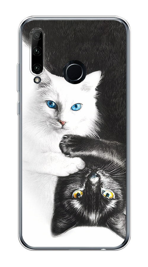 Чехол на Honor 10i/20e/Huawei P Smart Plus 2019 "Коты Инь-Янь", Черный;белый;голубой, 68850-1
Чехол на Honor 10i/20e/Huawei P Smart Plus 2019 "Коты Инь-Янь", Черный;белый;голубой, 68850-1