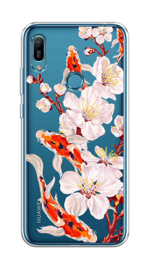 Чехол на Huawei Y6 2019/Honor 8a/8a Pro/Y6s "Карпы и сакура", Оранжевый;розовый;бежевый;прозрачный, 68650-1
Чехол на Huawei Y6 2019/Honor 8a/8a Pro/Y6s "Карпы и сакура", Оранжевый;розовый;бежевый;прозрачный, 68650-1