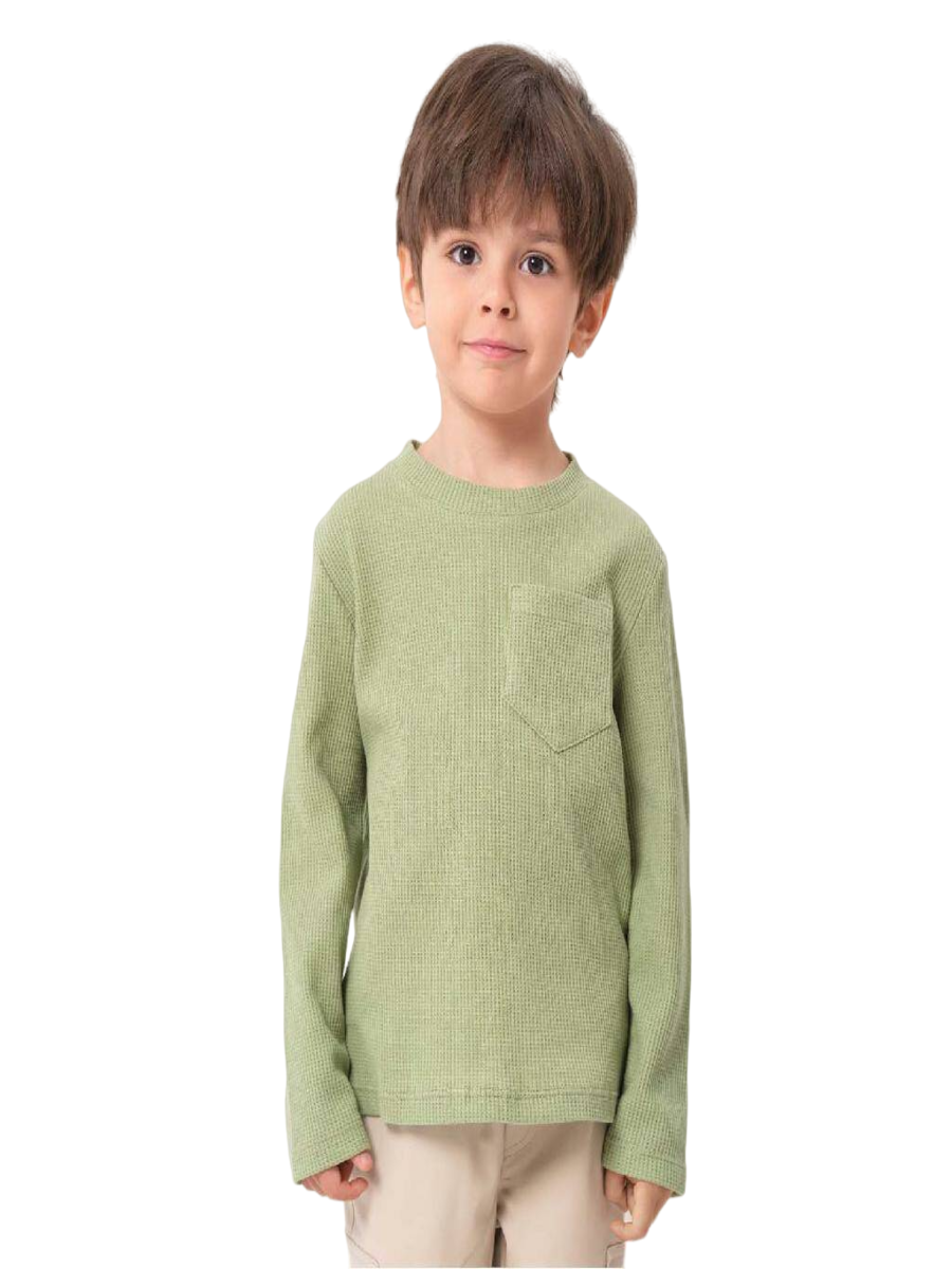 Лонгслив детский с карманом KAFTAN Basic line, р.30 (98-104 см), хаки, 000780782
Лонгслив детский с карманом KAFTAN Basic line, р.30 (98-104 см), хаки, 000780782