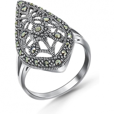 Кольцо с марказитами из серебра Silver wings 210199-39 17,5, 210199-39 
Кольцо с марказитами из серебра Silver wings 210199-39 17,5, 210199-39