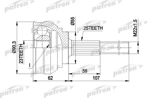 Шрус Наружн К-Кт Nissan: Almera 1.6/2.0D 95-00, Sunny 1.6 16V / (1.6 16V 4X4) / (2.0Gti-R
Шрус Наружн К-Кт Nissan: Almera 1.6/2.0D 95-00, Sunny 1.6 16V / (1.6 16V 4X4) / (2.0Gti-R