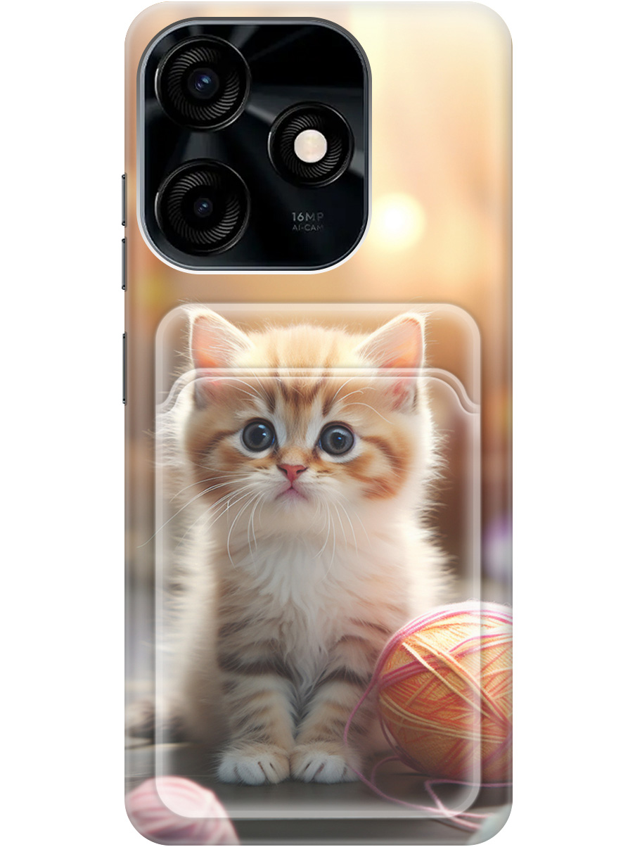 Силиконовый чехол на Tecno Spark 10 / 10C с рисунком "Котик и нитки", Белый;желтый;розовый, 20011965
Силиконовый чехол на Tecno Spark 10 / 10C с рисунком "Котик и нитки", Белый;желтый;розовый, 20011965
