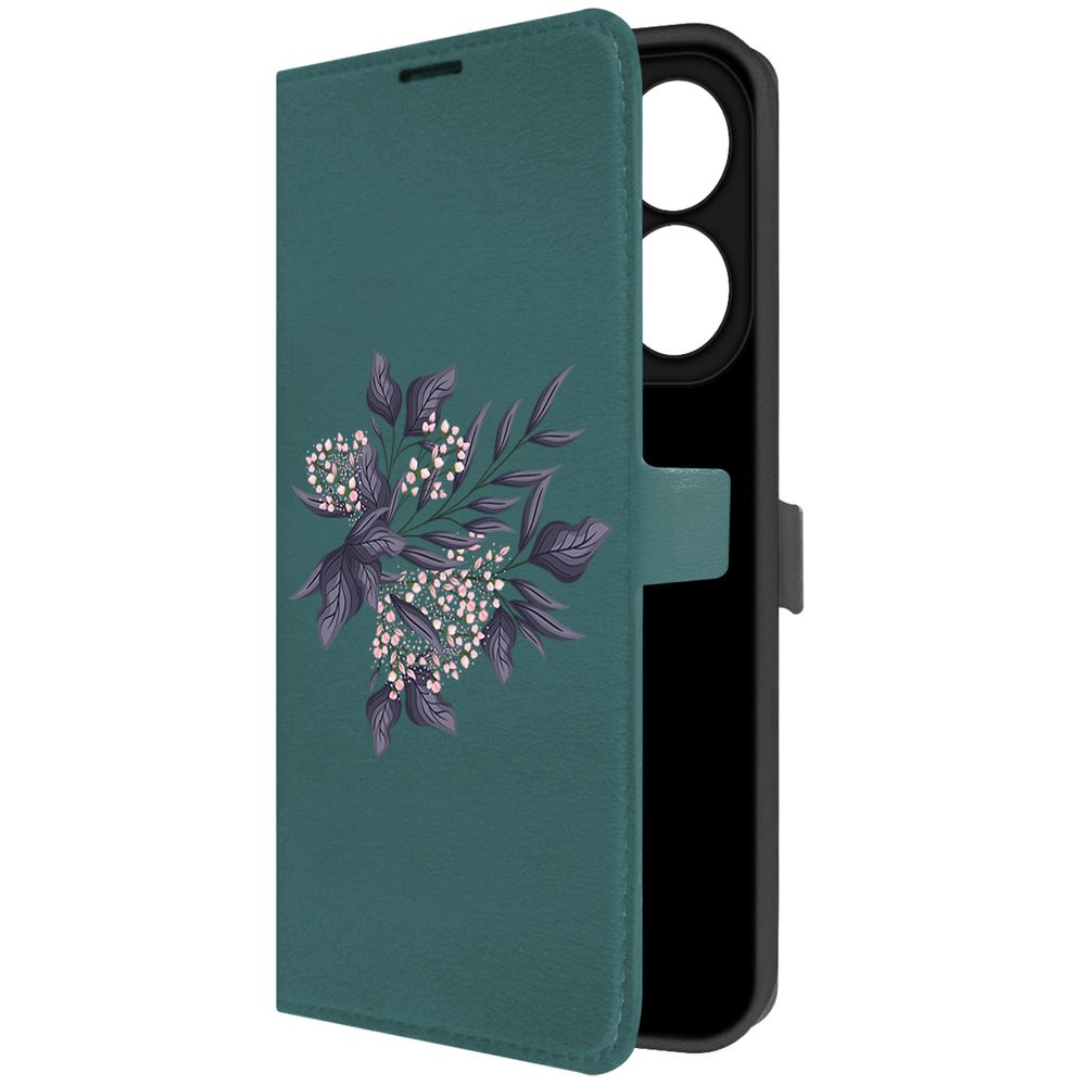 Чехол-книжка Krutoff Eco Book для INFINIX Hot 40i Розовые бутоны (зелёный опал), Зеленый
Чехол-книжка Krutoff Eco Book для INFINIX Hot 40i Розовые бутоны (зелёный опал), Зеленый