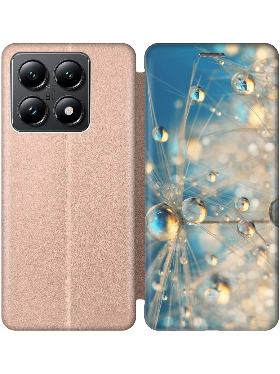 Чехол-книжка на Xiaomi 14T с принтом "Одуванчик в капельках" золотой, Золотистый;бежевый;синий, 785978421
Чехол-книжка на Xiaomi 14T с принтом "Одуванчик в капельках" золотой, Золотистый;бежевый;синий, 785978421