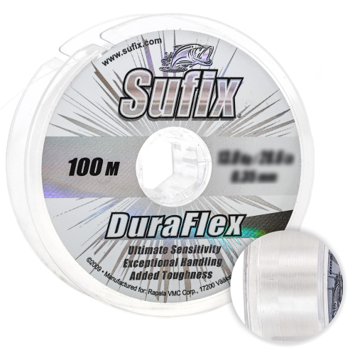 Леска Sufix Duraflex 100м. 0.22мм. CLEAR, Прозрачный, Sufix Duraflex 100м. 0.22мм. CLEAR
Леска Sufix Duraflex 100м. 0.22мм. CLEAR, Прозрачный, Sufix Duraflex 100м. 0.22мм. CLEAR