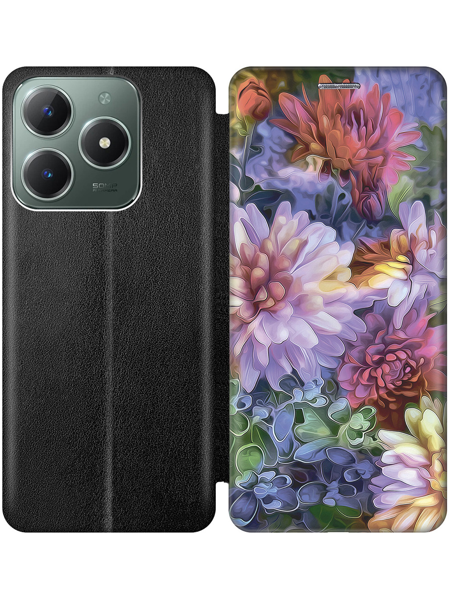 Чехол-книжка на Realme C61 / C63 с принтом "Цветные хризантемы" черный, Черный;красный;фиолетовый, 785979621
Чехол-книжка на Realme C61 / C63 с принтом "Цветные хризантемы" черный, Черный;красный;фиолетовый, 785979621