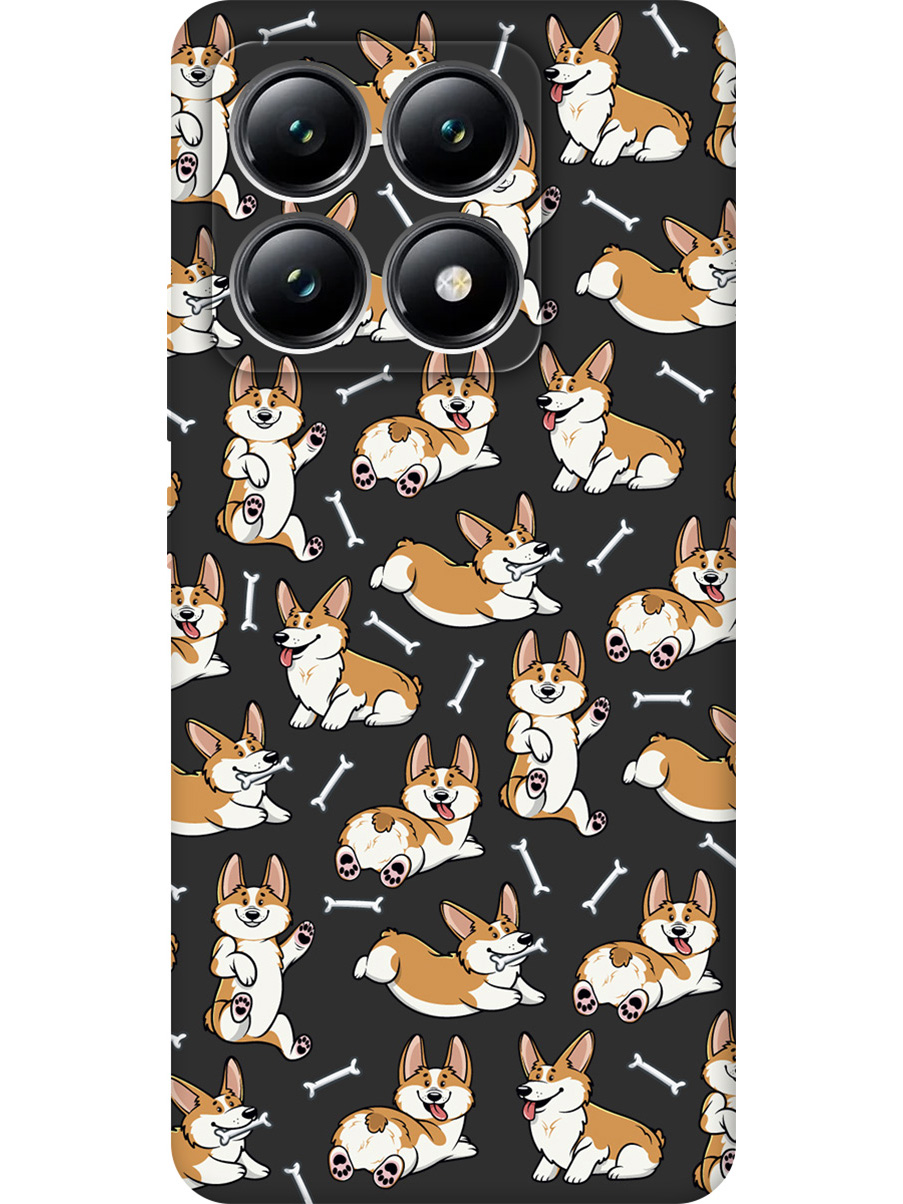 Силиконовый чехол на Xiaomi 14T с принтом "Паттерн из корги" матовый черный, Черный;прозрачный;коричневый, 785978471
Силиконовый чехол на Xiaomi 14T с принтом "Паттерн из корги" матовый черный, Черный;прозрачный;коричневый, 785978471